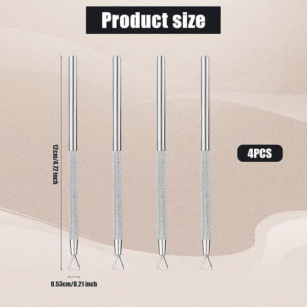 4 stk Metall Lotteri-Skrape, Multi-Bruk Scratchmaster Lotto Skrape