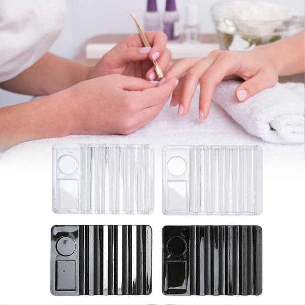 4 stk. Neglepindeholder Multifunktion 5 Gitre Neglebørsteholder Organizer til Manicureværktøj YMMR)