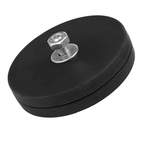 2 kpl 45 kg:n tehokkaita neodyymimagneettilevyjä kumipinnoitteella D88x8mm M8-kierteellä, pinnan suojaava LED-valo, kamera, auton kiinnitysmagneetti maastoajoneuvoille tai