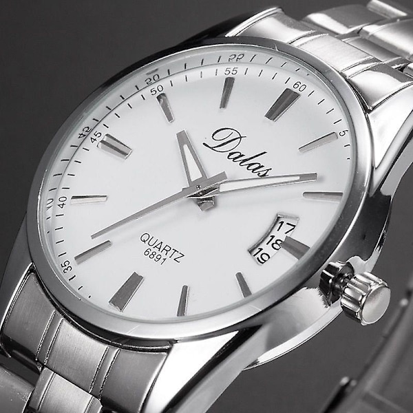 Herreure Quartz Rustfrit Stål Analog Sportsure Nye Mænd Håndleds Ur