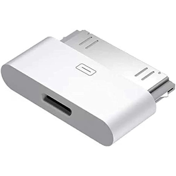 Lightning till 30-stiftsadapter hane till 8-stifts hona kontaktkonverterare med iPhone
