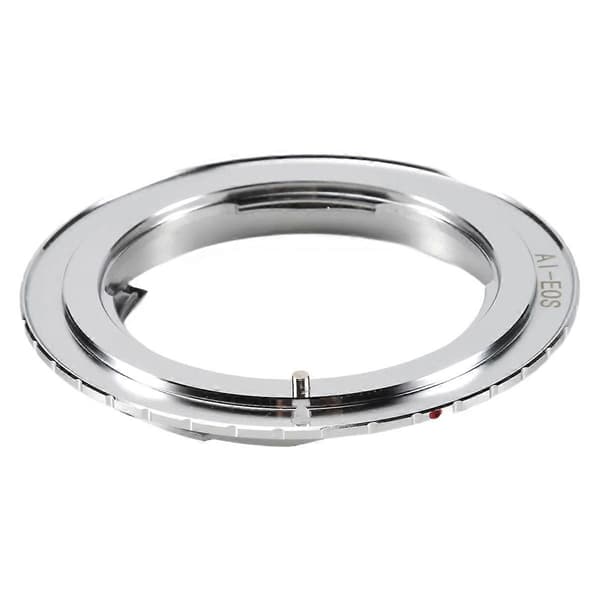 AF Bekreft Linseadapter For Nikon F AI AIS Linse til Canon EOS EF 5D 7D 600D DC192