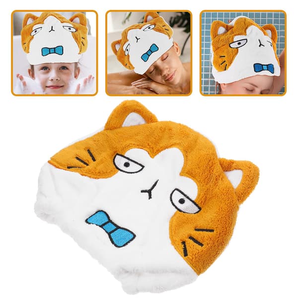 Absorberende Hår Tørkehette - Turban Wrap - Rask Tørking - Hodehette - Håndkle