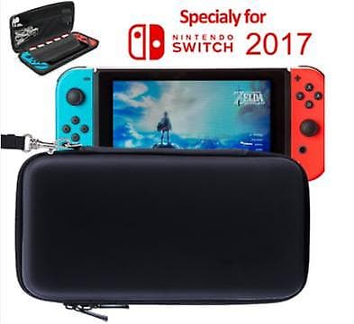 Nintendo Switch -kotelo, kova säilytyskassi, musta