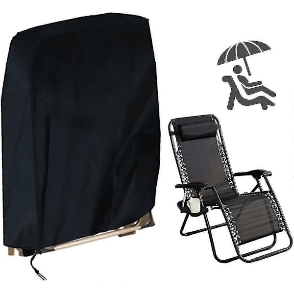 Skyddande överdrag för hopfällbar solstol, Överdrag Transat Jardin Anti-UV, Vattentät, Dammtät, 210D Oxford Housse Relax Jardin för solstolar, Faut