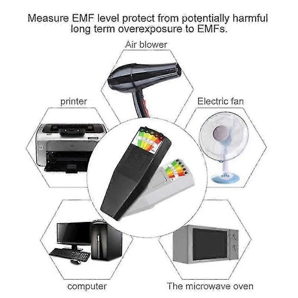K2 EMF-mätare för spökjakt med ljud och konstant på/av-knapp GuanGuan
