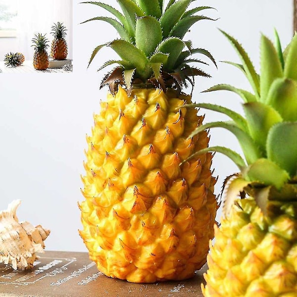 Realistinen Tekohedelmä Ananas Näyttöön