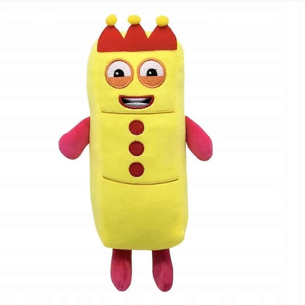 10x Numberblocks Plysjleker Animerte Dukker