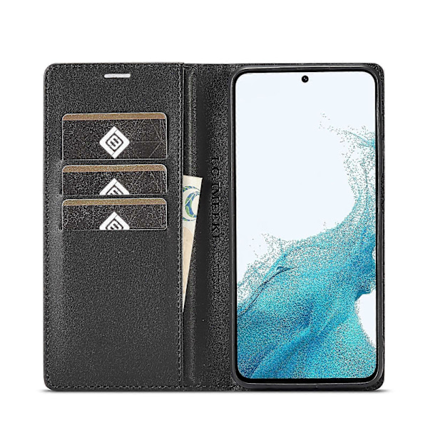För Samsung Galaxy A34 5G LC.IMEEKE Kolfiberläder Telefonfodral