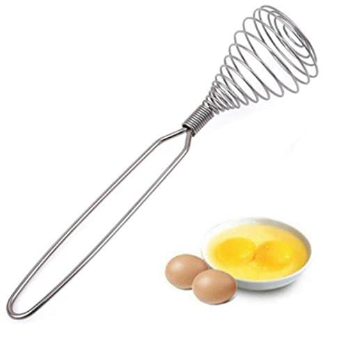 Manuell eggvisp i rustfritt stål, håndmikser, blender, kremvisper, melmikser, egnet for kjøkkenbruk.