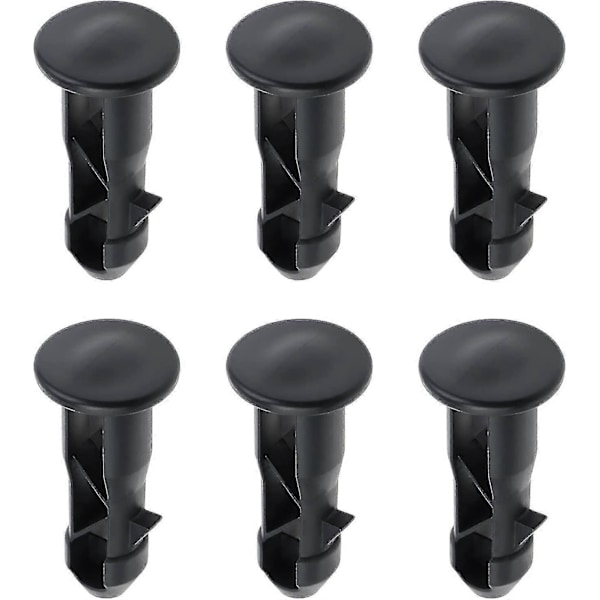 3 Par Hengselbolter Hengselpinner For Søppelkasselokk Passer 240/120/100/60l Utendørs Søppeldunker, 65mm X 18mm, Svart Plast