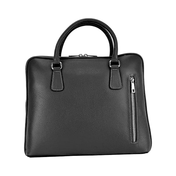 Laptopväska Affärsportfölj i äkta läder Unisex - Made in Italy