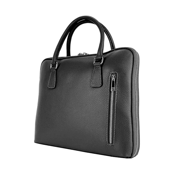 Laptopväska Affärsportfölj i äkta läder Unisex - Made in Italy