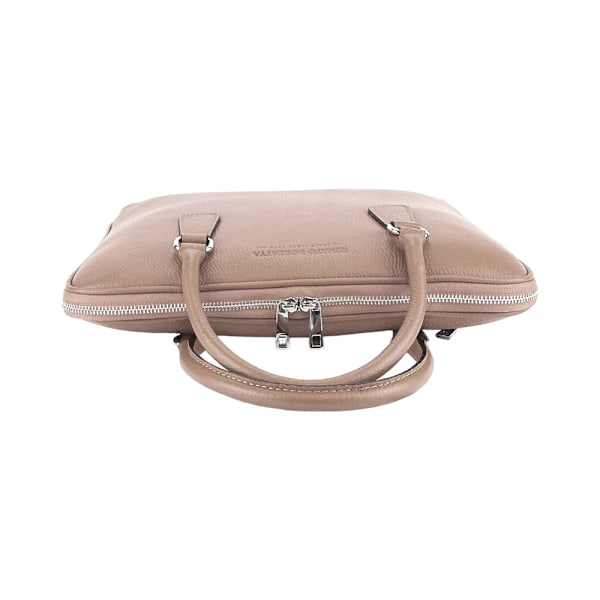 Unisex Affärsportfölj Laptopväska i äkta läder - Made in Italy