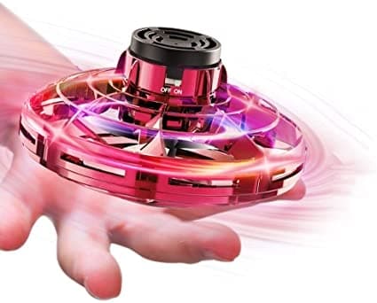 Flygande Spinner Drönare LED-ljus RÖD