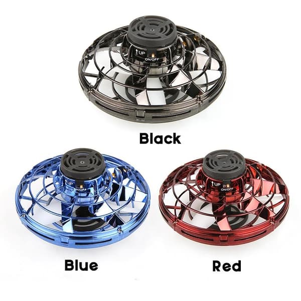 Flygande Spinner Drönare LED-ljus RÖD