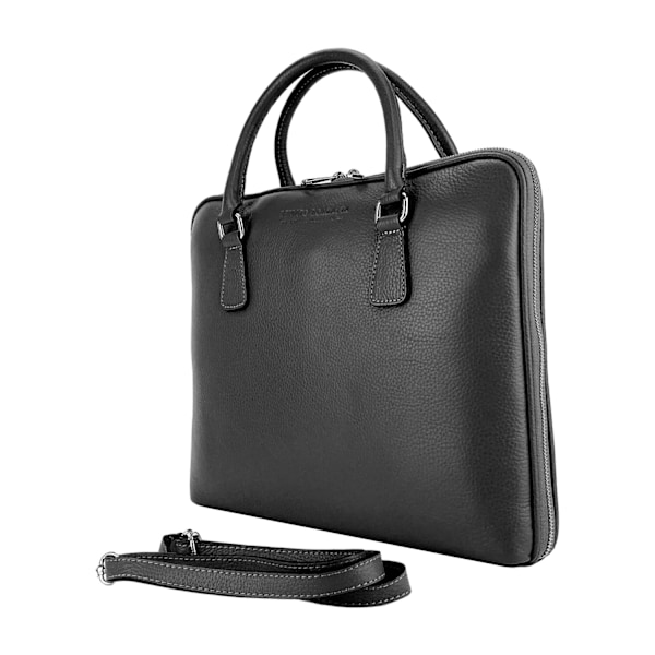 Laptopväska Affärsportfölj i äkta läder Unisex - Made in Italy