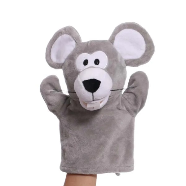 Mub- Greenmart Wholesale Spot Plush Toy Hand Puppet Cute Cartoon Animal Doll Mouth Can Move Tiger Manufacturer Army Green Army Green 25cm