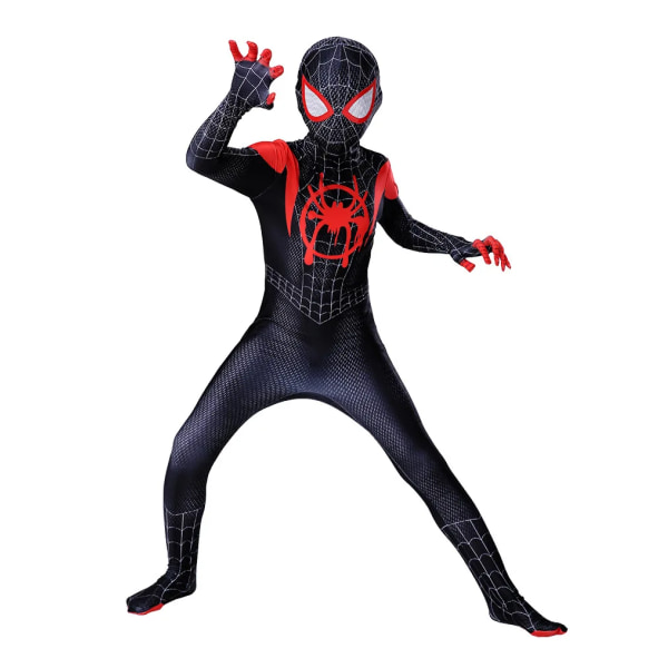 Mub- Miles Spiderman Hero expedition Cosplay aikuisten sukkahousut leikki Halloween-asu ja muut asut Negatiivinen tila linssi Negative space lens 110