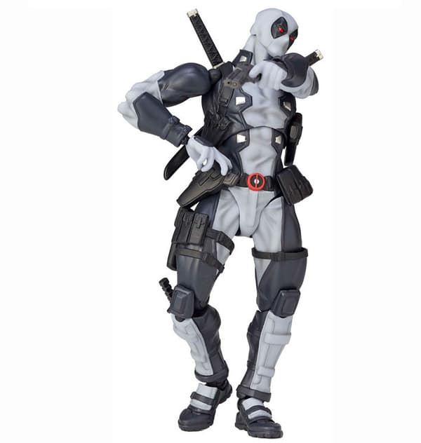Jud- Yamaguchi Deadpool Movable Face Boxed Figure Ornament Gray (Gear Joint)