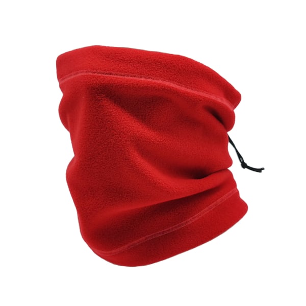 Mub- Vinter utendørs multifunksjonell fleece lue varm hals sykling bandana polar fleece lue vindtett varm maske red