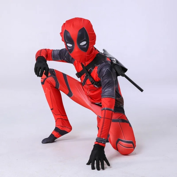 Mub- New Arrivals High Quality Boys Disfraz Spiderman Cosplay Zentai Suit Halloween Cosplay Kids Superhero Costumes 120