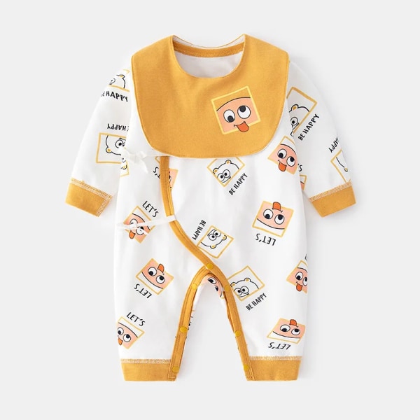 Mub- Factory Vinter Baby Jumpsuit Tyk Varm Letvægts Bomuld Åndbar Baby Rompers Bodystockings 2 2 52cm