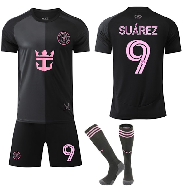 Jud- 25-26 Miami Away Musta Jalkapallopaita Paita 9 SUAREZ S