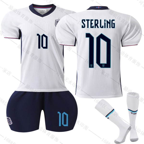 Jud- 2425 Englands home fotbollströja 10 STERLING 22