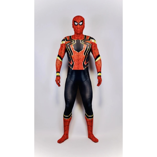Mub- Adult Kids Spider Man Cosplay Clothing Halloween Costume Bodysuit Marvel Superhero Costume 3 3 110cm