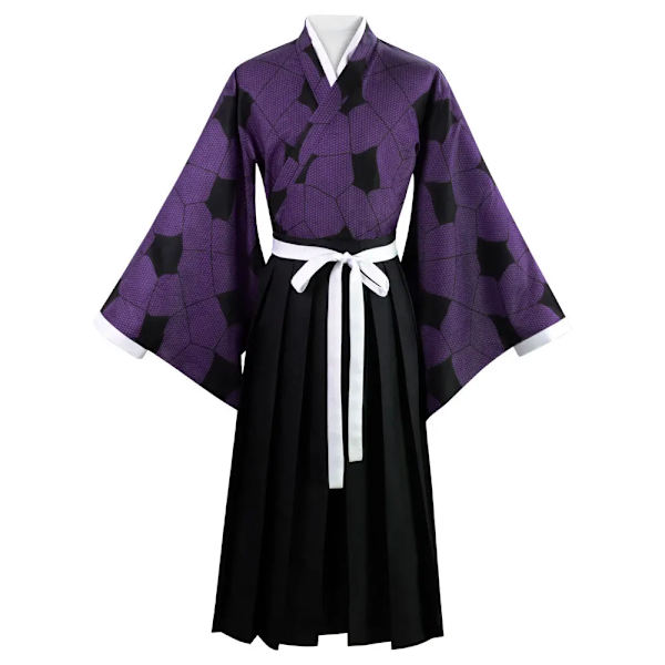 Mub- Demon layer Kimetsu no Yaiba Kokushibo/Tsugikuni Michikatsu Anime Kimono Cosplay Costume S