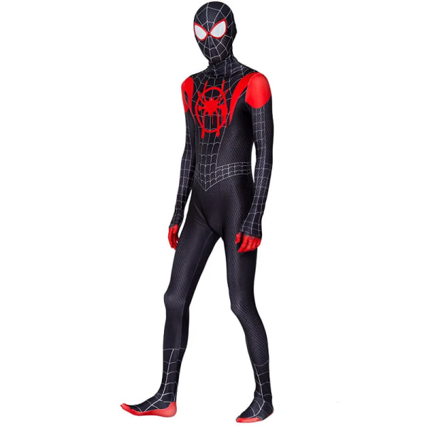 Mub- Miles Spiderman Hero expedition Cosplay aikuisen sukkahousut leikki Halloween-asu ja muut puvut Negatiivinen tila Negative space 180