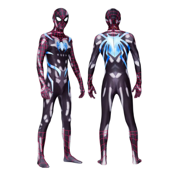 Mub- Halloween party game play costume Parallel Universe 2 Spider-Man Gwen adult children jumpsuit film and television costume Miles lens Miles lens XL
