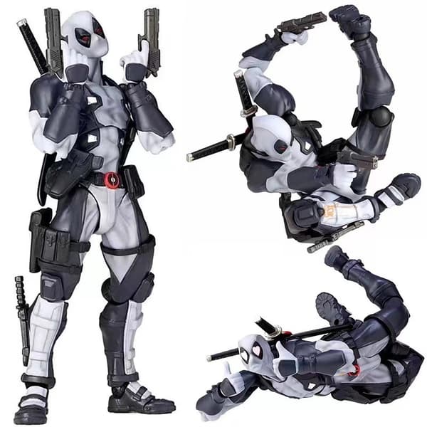 Jud- Yamaguchi Deadpool Movable Face Boxed Figure Ornament Gray (Gear Joint)