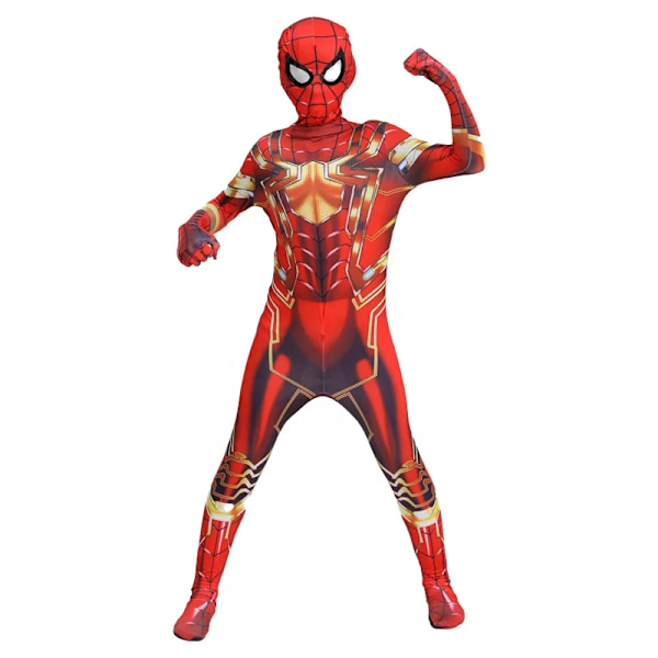 Mub- Tilpassede Spiderman-klær for barn og foreldre 3D-utskriftsdesign Kul Iron Cosplay-drakt Herre- og barnekostymebilde picture 170