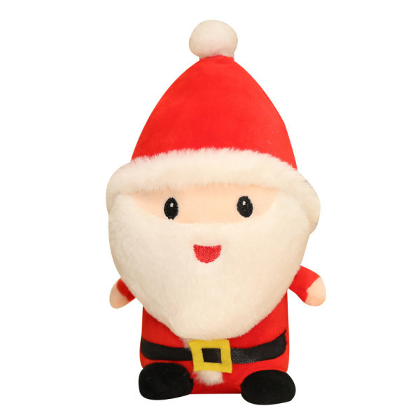 Mub- Julemanden bamse legetøj snemand elg bamse julepynt gave dum bamse Red — Santa Claus