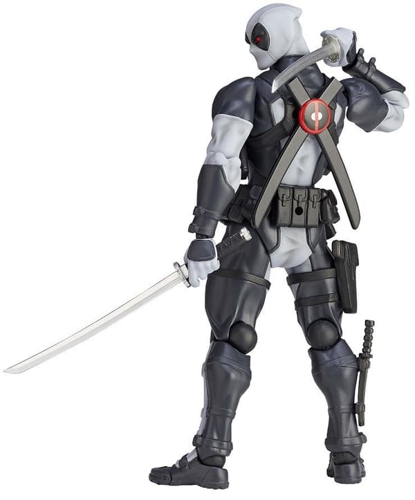 Jud- Yamaguchi Deadpool Movable Face Boxed Figure Ornament Gray (Gear Joint)