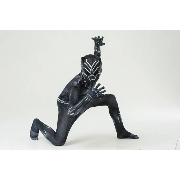 Mub- Spiderman Kostume Spider Man Dragt Spider man Kostumer Børn Børn Spider man Cosplay Tøj Halloween Kostume Sort Black 160cm