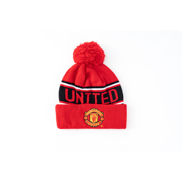 Jud- Fodboldkasket Club Warm Hat Manchester United Rød