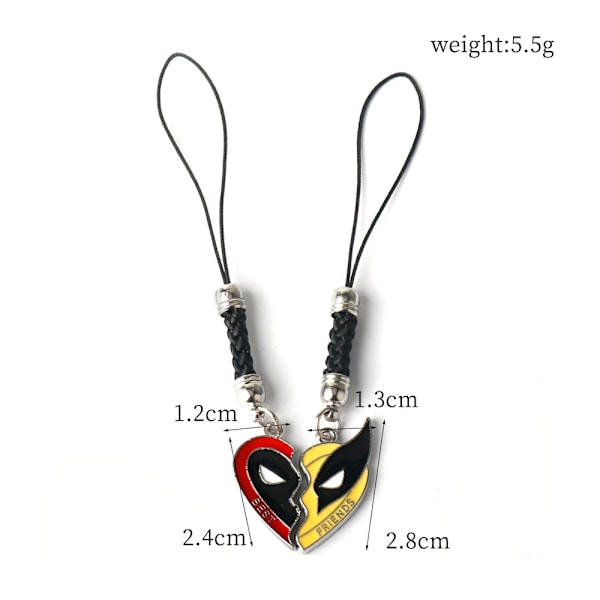 Jud- Movie Deadpool & Wolverine Deadpool 3 Creative Personality Phone Rope