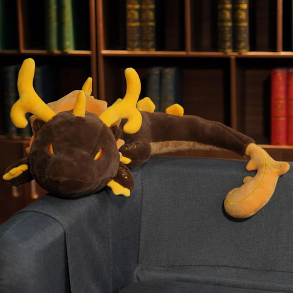 Mub- Game Genshin Impact Zhongli dinosaur stuffed animals toy big size High Quality fans favorite game peripherals 70CM
