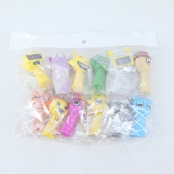 Jud - 12 stk Sprunki Rhythm Box pynt