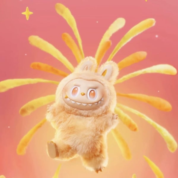 Labubu The Monsters 3.0 – Jännittävä Macaron Pehmo Avaimenperä Sarja (1 Laatikko, 15 cm) happiness