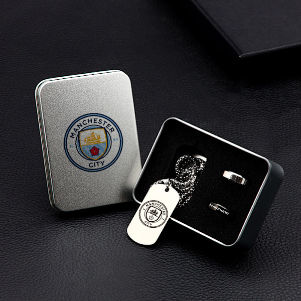 Jud- Fotbollsfans levererar souvenir presentförpackning Manchester city