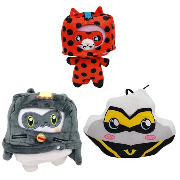 Mub- Papdukker Mariehøne søde ræv plyslegetøj Ladybug fox
