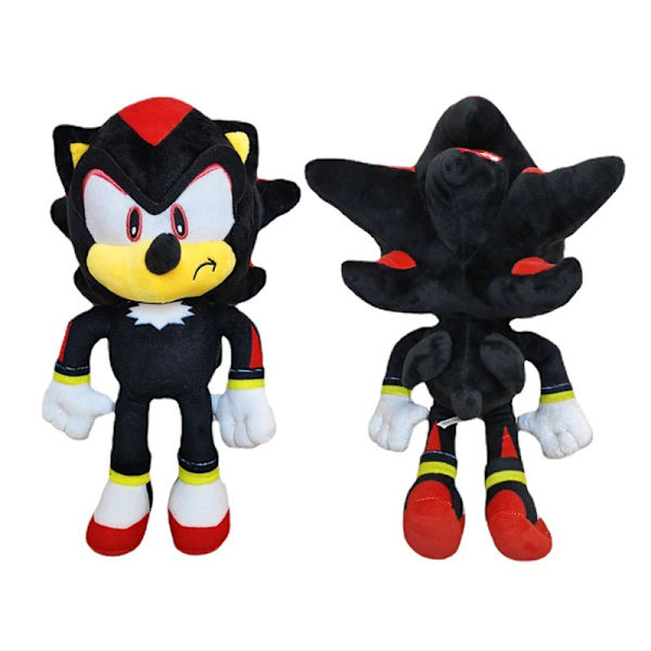 Mub- Big Head Sonic plyschleksak Talsnak igelkott docka black