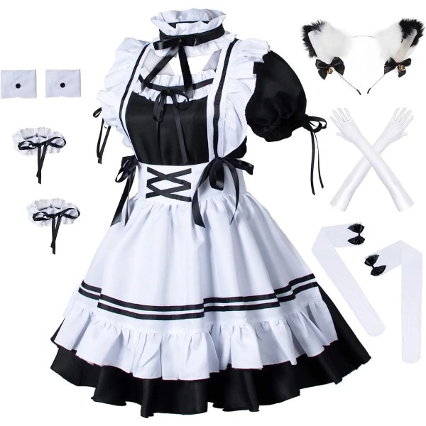 Mub- Online-tukkutoimittaja Maid Anime Maid -kuvat Anime-asut tytöille 1 1 S