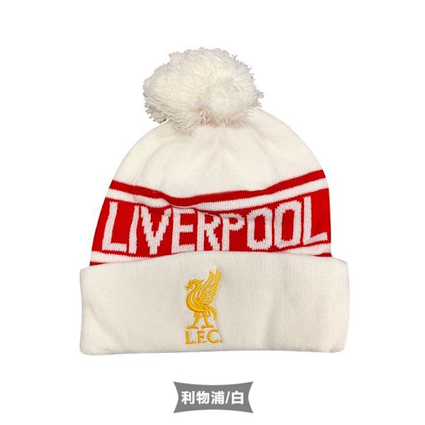 (Liverpool) Keps för fotbollsklubb vinterhatt white
