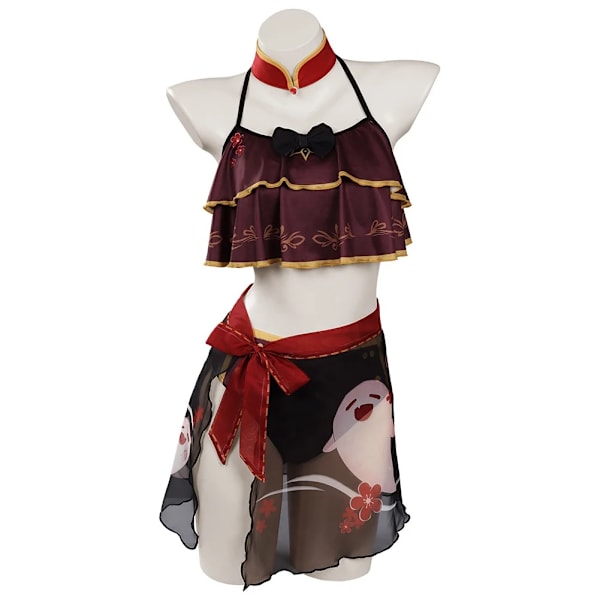 Mub- Genshin Impact HUTO Cosplay Costume Swimsuit Outfits Halloween Carnival Suit A A M