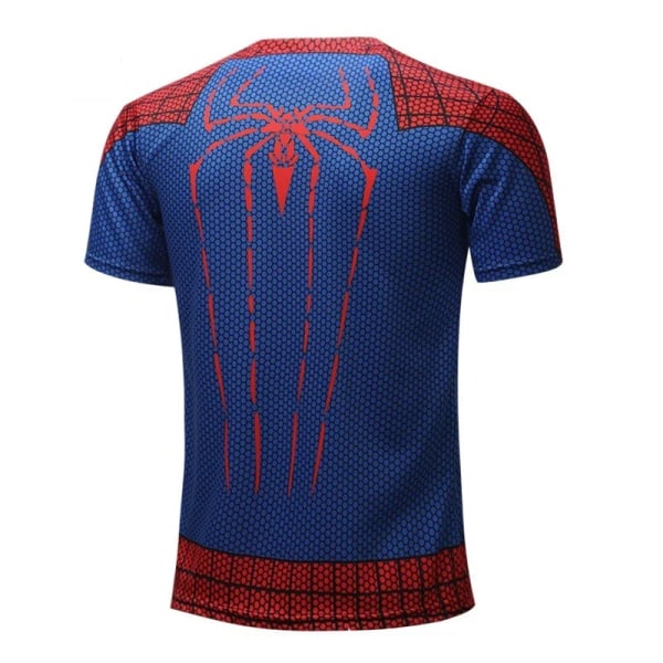 Mub - Lag skreddersydd design av høy kvalitet casual wear T-skjorte Spider-man Spiderman MAVEL skinny menn Rød Red XL